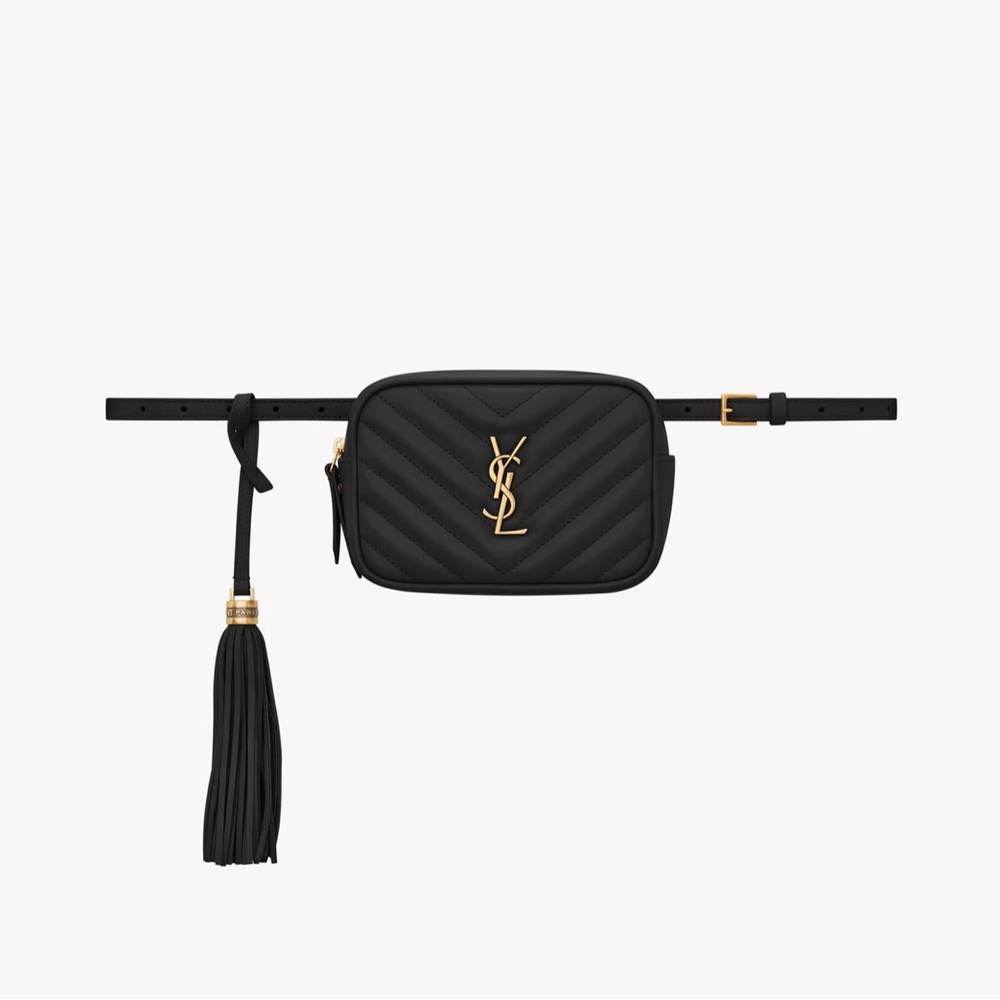 Saint Laurent Lou Belt Bag in Quilted Leather